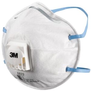 3M 8822 Disposable Respirator, FFP2, Valved